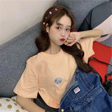 Harajuku Embroidered Space Station Tshirt (4 Colors)