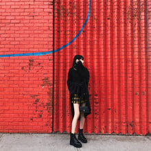 Harajuku Fall Winter Plaid Tennis Skirt (Yellow)