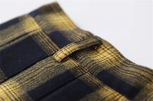 Harajuku Fall Winter Plaid Tennis Skirt (Yellow)