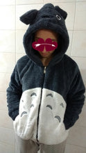 Harajuku My Neighbor Totoro Fluffy Zip Up Hoodie