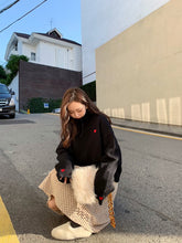 Harajuku Korean Style Heart Knit Sweater (3 Colors)