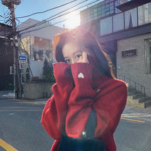 Harajuku Korean Style Heart Knit Sweater (3 Colors)