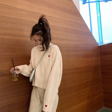 Harajuku Korean Style Heart Knit Sweater (3 Colors)