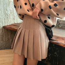 Kawaii Fashion Essential Harajuku Beige Pleated Tennis Skirt