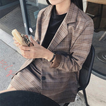 Harajuku Ulzzang Korean Style Two Piece Brown Mini Skirt Suit