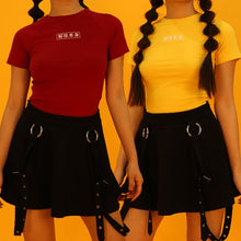 Harajuku Yami Kawaii Fashion Gothic Suspender Mini Skirt