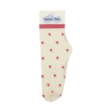 Harajuku Sheer Heart Pattern Socks (7 Colors)