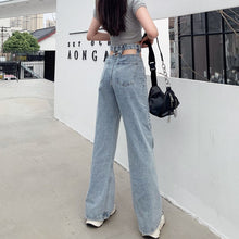 Harajuku Pocket Cutout Straight Leg Jeans