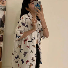 Harajuku Street Style Oversized Butterfly Shirt