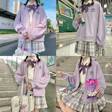 Harajuku Kawaii Fashion Aesthetic Zip Up Fruit Hoodie (5 Colors)