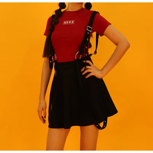 Harajuku Yami Kawaii Fashion Gothic Suspender Mini Skirt