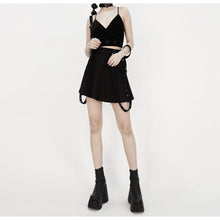 Harajuku Yami Kawaii Fashion Gothic Suspender Mini Skirt