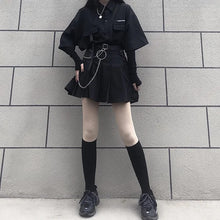 Harajuku Korean Style Black Two Piece Set