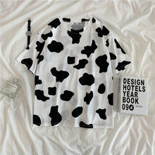 Harajuku Kawaii Fashion Cow Print Oversized T-shirt