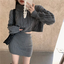 Korean Style Lounge Two Piece Knit Set (3 Colors)