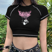 Harajuku Kawaii Fashion Y2K Kuromi Crop Top