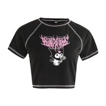 Harajuku Kawaii Fashion Y2K Kuromi Crop Top