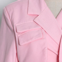 Ulzzang Korean Fashion Cropped Waist Wrap Blazer