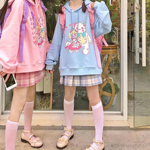 Harajuku Kawaii Fashion Sugar Bear Pastel Hoodie