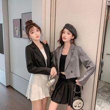 Ulzzang Korean Fashion Cropped Blazer