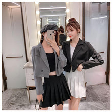 Ulzzang Korean Fashion Cropped Blazer