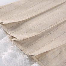 Harajuku Kawaii Fashion Korean Style Y2K Beige Skirt with Lace Trim