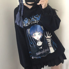 Harajuku Kawaii Fashion Goth Anime Girl Oversized Sweatshirt