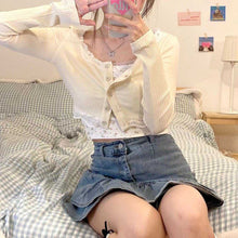 Harajuku Kawaii Fashion Cardigan Tank Top Set