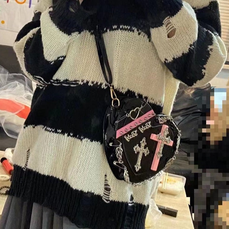 Y2K fashion harajuku Butterfly kawaii emo shopping bag kpop women college  Ulzzang bag large capacity fairy grunge shoulder bag