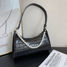 Coquette Korean Fashion Y2K Baguette Bag with Pearl Chain