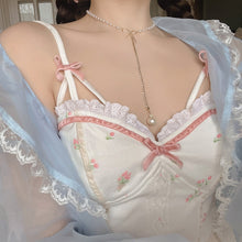 Korean Fashion Sweet Lace Top Cardigan Set