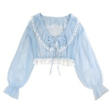 Korean Fashion Sweet Lace Top Cardigan Set