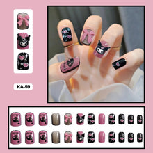 japanese nails 3d kuromi press on nails