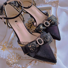 Korean Fashion Coquette Lace Kitten Heels