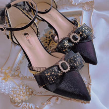 Korean Fashion Coquette Lace Kitten Heels
