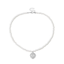 Coquette Kawaii Fashion Dollete Aesthetic Pearl Heart Pendant Necklace