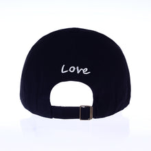 Korean Heart Baseball Cap (Black/Pink/White)