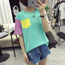 Harajuku Pastel Patchwork T-shirt