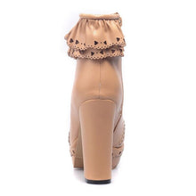 Harajuku Kawaii Gyaru Laceup Ankle Boots (6 Colors)