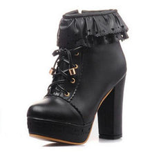 Harajuku Kawaii Gyaru Laceup Ankle Boots (6 Colors)