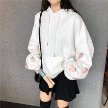 Strawberry Sleeves Forever Sweatshirt (White/Lavender)