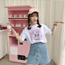 Harajuku Sailor Moon Artemis Tshirt