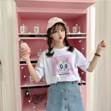 Harajuku Sailor Moon Artemis Tshirt