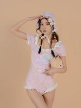 womens ddlg lingerie cute kawaii one piece bathing suit