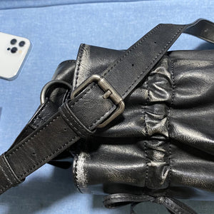 womens 2024 trendy y2k bag biker purse handbag close up buckle