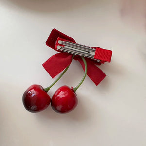 womens coquette accessories cherry hairclip
