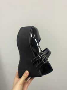 Harajuku Aesthetic Fashion Goth Grunge Chunky Platform Mary Jane Shoes