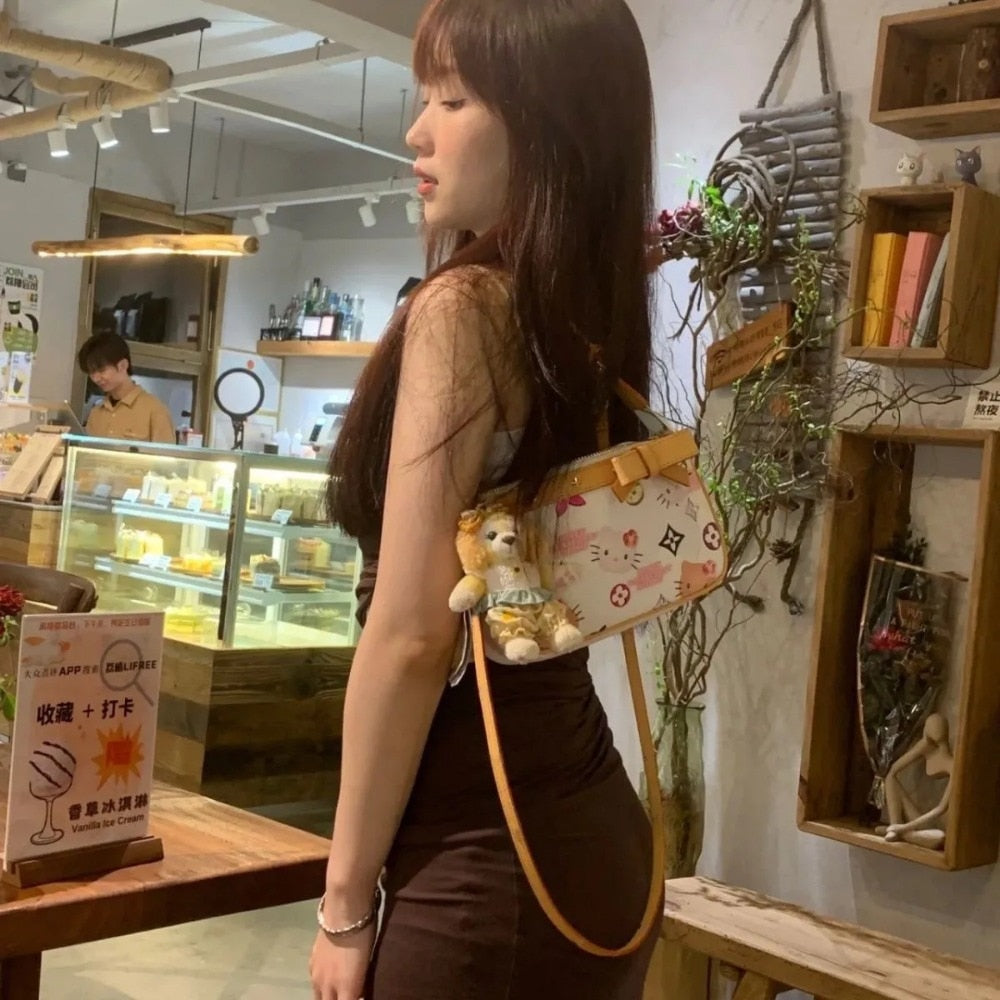 SANRIO HELLO KITTY Plush Bag Kuromi My Melody Handbag Tote Bags Women Girl  Gifts $36.29 - PicClick AU