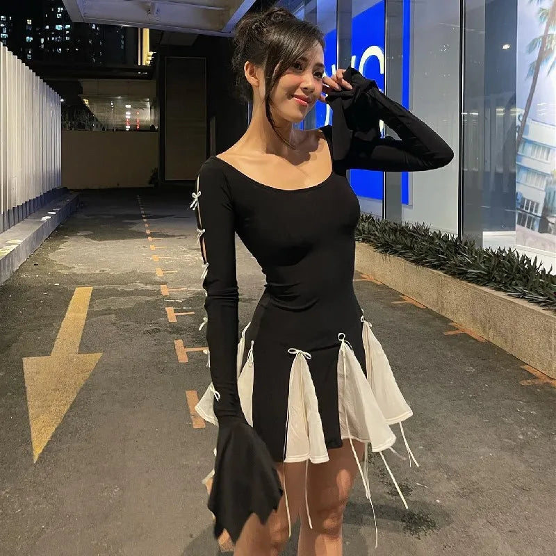 Cute black dress outfits online