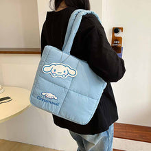 blue cinnamoroll puffer bag